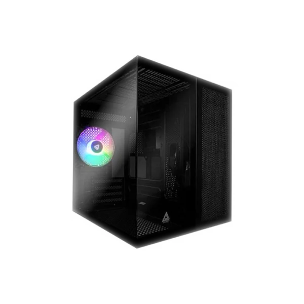 Paradox Gaming Rengganis PARADOX GAMING PC Casing Rengganis With 1 Fan RGB Tempered Glass Micro-ATX Black