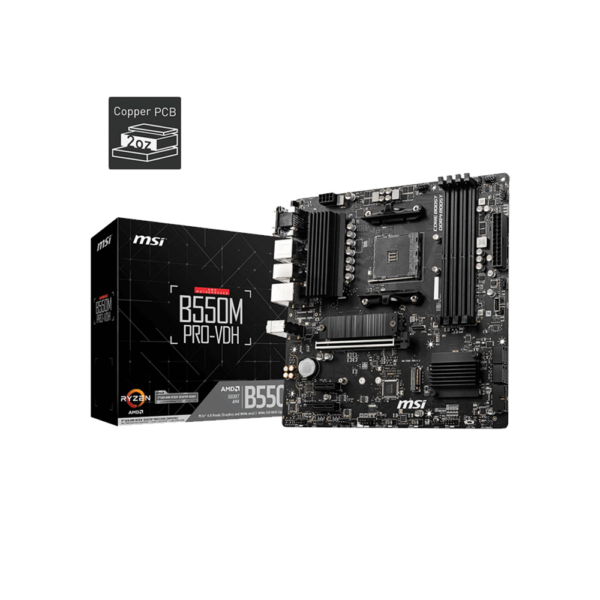 2222 MSI Motherboard B550M PRO VDH - Socket AM4