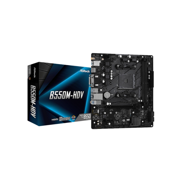 ASROCK Motherboard B550M HDV - Socket AM4