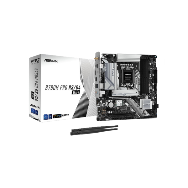 ASROCK B760M PRO RSD4 WIFI ASROCK Motherboard B760M PRO RS/D4 WIFI - Intel LGA 1700