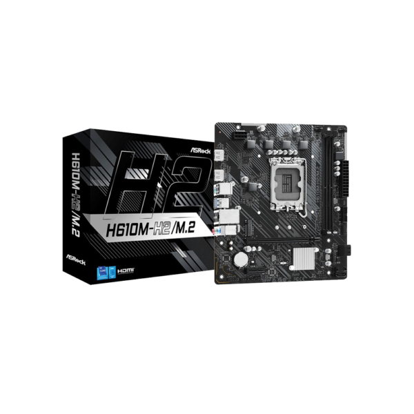 ASROCK Motherboard H610M H2/M.2 - Intel LGA 1700 DDR4