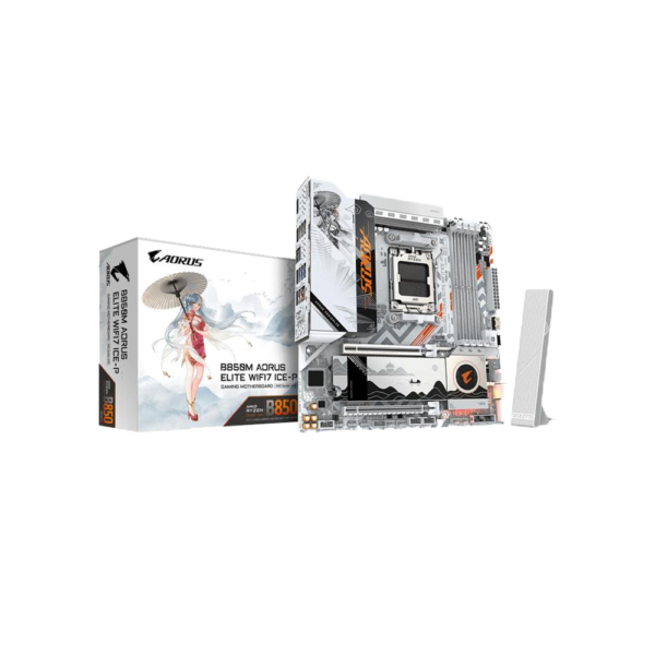 B850M AORUS ELITE WIFI7 ICE-P GIGABYTE Motherboard B850M Aorus Elite WIFI7 Ice-P - Socket AM5