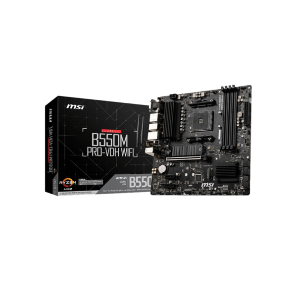 MSI B550M Pro VDH WiFi MSI Motherboard B550M PRO VDH WIFI - Socket AM4