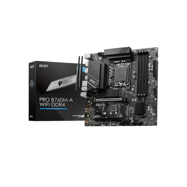 MSI B760M-A WIFI DDR4 MSI Motherboard PRO B760M A WIFI - Intel LGA 1700 DDR4