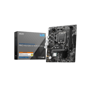 MSI PRO H610M-S WIFI DDR4 MSI Motherboard PRO H610M S WIFI - Intel LGA 1700 DDR4