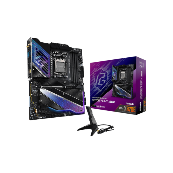 ASROCK Motherboard Phantom Gaming X870E Nova WIFI - Socket AM5