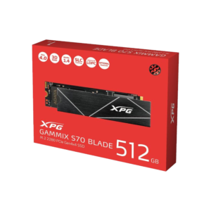 s70 blade 512gb ADATA SSD NVME XPG GAMMIX S70 Blade 512GB - Gen 4