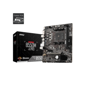 MSI Motherboard B550M A PRO - Socket AM4