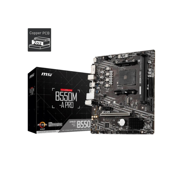 MSI Motherboard B550M A PRO - Socket AM4