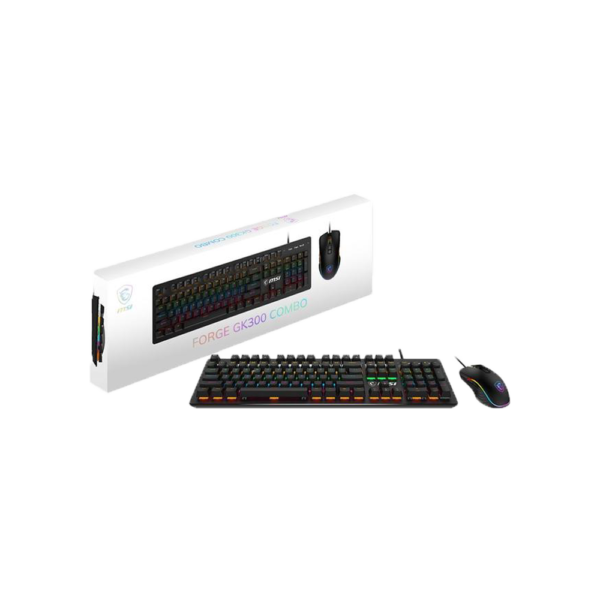 GK300 COMBO1 MSI Keyboard + Mouse Forge GK300 Combo