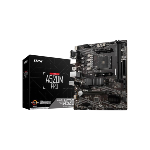 MSI Motherboard A520M PRO - Socket AM4