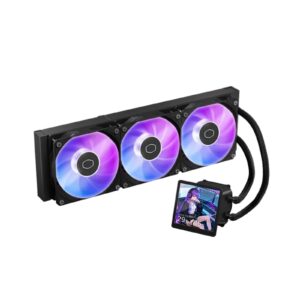 COOLER MASTER CPU Liquid Cooler MasterLiquid Core LCD 360 ARGB – Black