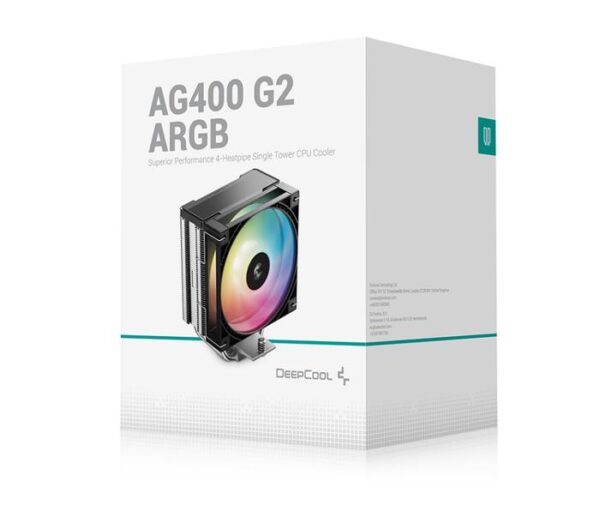 DEEPCOOL CPU Air Cooler AG400 G2 ARGB