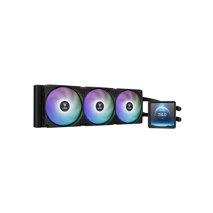 AURA GL360 LCD GAMDIAS CPU Liquid Cooler Aura GL360 ARGB LCD - Black