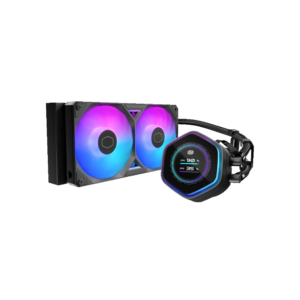 Atmos II LCD 240 COOLER MASTER CPU Liquid Cooler Masterliquid 240 Atmos II LCD ARGB - Black