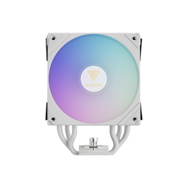 GAMDIAS CPU Air Cooler Boreas M2-51D Digital ARGB - White