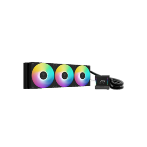 GAMDIAS CPU Liquid Cooler Chione E4-360 LCD Digital - Black
