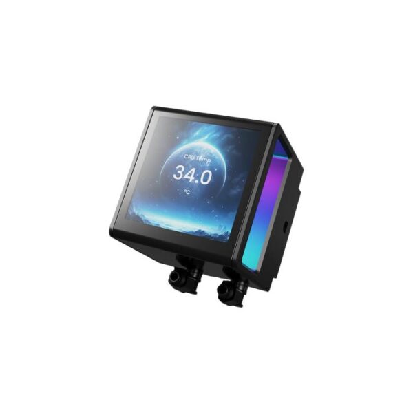 GAMDIAS CPU Liquid Cooler CHIONE P5-360 ARGB LCD Display