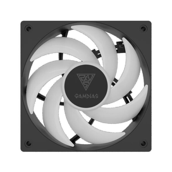 GAMDIAS CPU Liquid Cooler CHIONE P5-360 ARGB LCD Display
