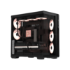 FORMULA 1 FORMULA V-LINE PC Casing Crystal Z7 PA With 5 Fan ARGB E-ATX - Black