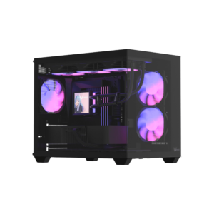 FORMULA V-LINE PC Casing Crystal Z2M Plus AR V2 Tempered Glass M-ATX - Black
