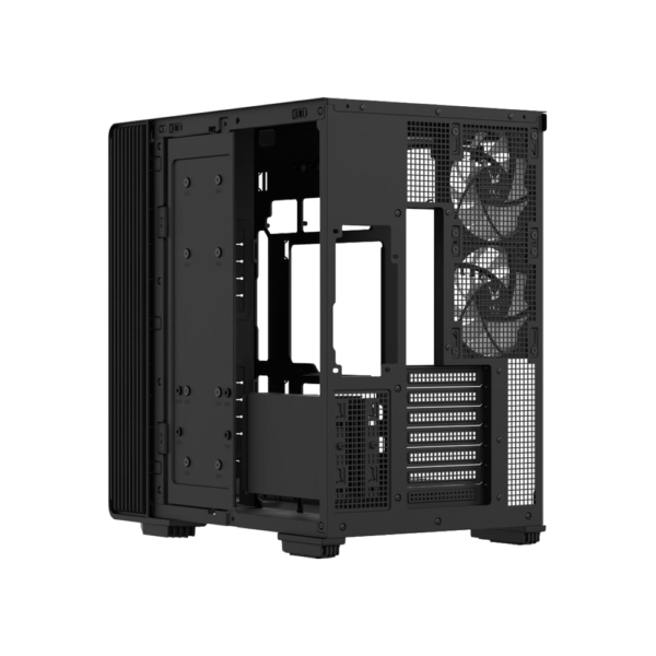FORMULA 2 FORMULA V-LINE PC Casing Crystal Z7 PA With 5 Fan ARGB E-ATX - Black