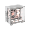 FORMULA 3 FORMULA V-LINE PC Casing Crystal Z7 PA With 5 Fan ARGB E-ATX - White