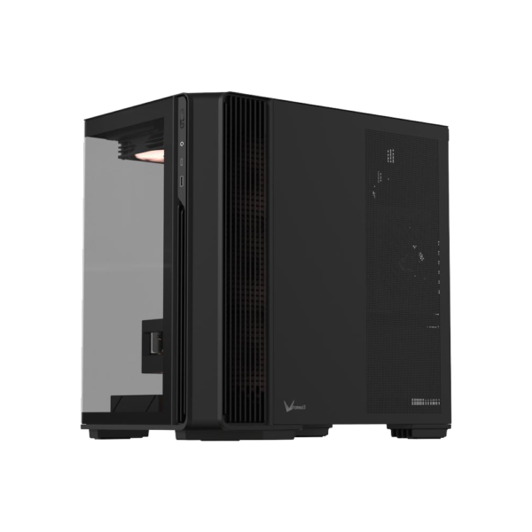 FORMULA 3 FORMULA V-LINE PC Casing Crystal Z7 PA With 5 Fan ARGB E-ATX - Black