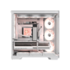 FORMULA 4 FORMULA V-LINE PC Casing Crystal Z7 PA With 5 Fan ARGB E-ATX - White