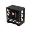 FORMULA 4 FORMULA V-LINE PC Casing Crystal Z7 PA With 5 Fan ARGB E-ATX - Black