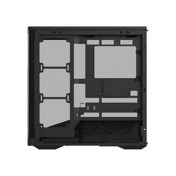 FORMULA V-LINE PC Casing Crystal U9 PA With 4 Fan ARGB E-ATX - Black
