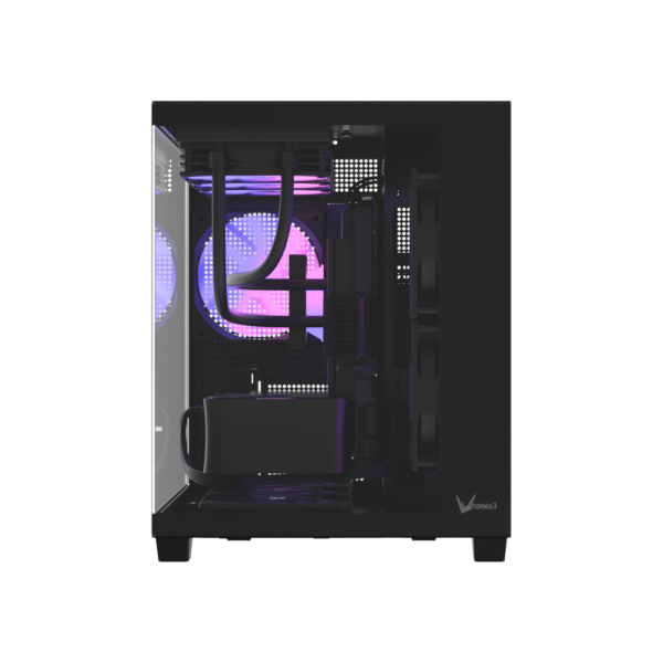 FORMULA 4 FORMULA V-LINE PC Casing Crystal Z2M Plus AR V2 Tempered Glass M-ATX - Black