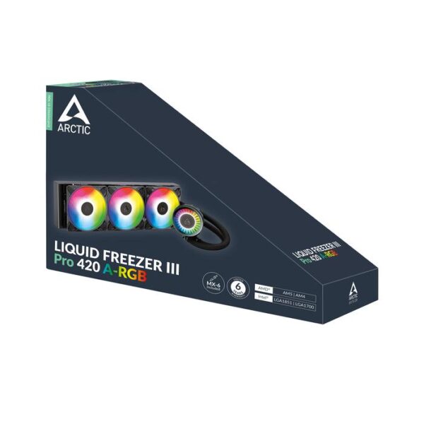 Freezer III Pro 420 A-RGB 1 ARCTIC CPU Liquid Cooler Freezer III Pro 420 ARGB - Black