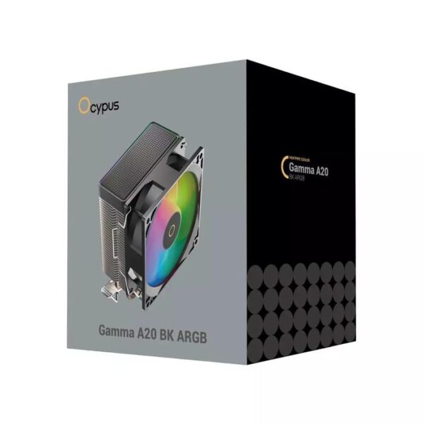 OCYPUS CPU Air Cooler Gamma A20 ARGB - Black