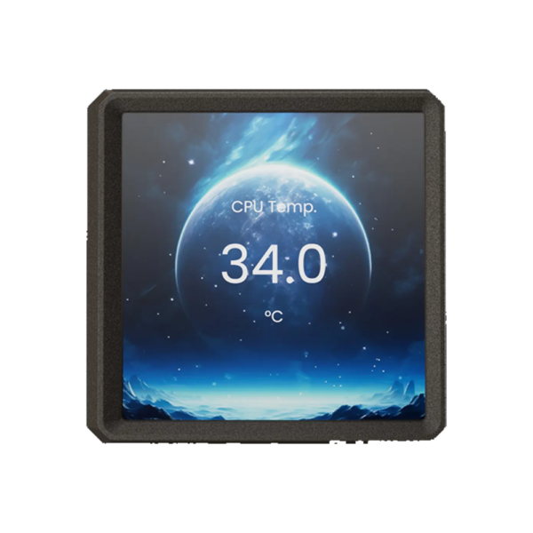 GAMDIAS CPU Liquid Cooler Aura GL240 LCD AGRB - Black