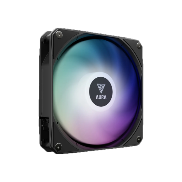 GAMDIAS CPU Liquid Cooler Aura GL240 LCD AGRB - Black