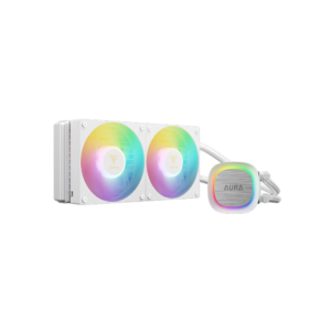 GL240 V2 WH GAMDIAS CPU Liquid Cooler Aura GL240 V2 AGRB - White