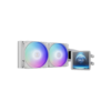 GAMDIAS CPU Liquid Cooler Aura GL240 LCD AGRB – White