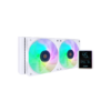 PARADOX GAMING CPU Liquid Cooler Hypersonic Elixir 240 LCD ARGB - White