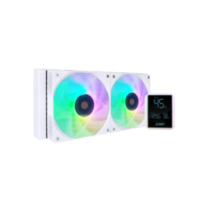 PARADOX GAMING CPU Liquid Cooler Hypersonic Elixir 240 LCD ARGB - White