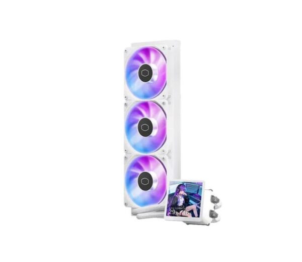 MasterLiquid Core LCD 360 1 COOLER MASTER CPU Liquid Cooler MasterLiquid Core LCD 360 ARGB - White