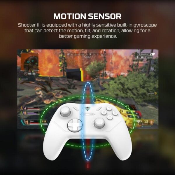 WGP13S 1 FANTECH Wireless Gamepad SHOOTER III WGP13S Hall Effect Dual Connection - Black