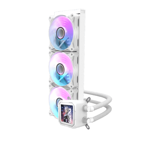 darkflash DV360S white 1 DARKFLASH CPU Liquid Cooler DV360S - White