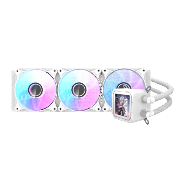darkflash DV360S white 2 DARKFLASH CPU Liquid Cooler DV360S - White