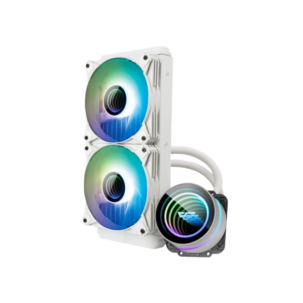 AIGO DARKFLASH CPU Liquid Cooler Twister DX-240 V2 ARGB - White