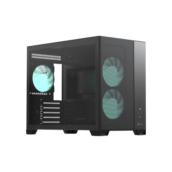 formula 6 FORMULA V-LINE PC Casing Crystal Air Mesh G6 Plus AR With 3 Fan ARGB - Black