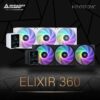 hypersonic ELIXIR 360 2 PARADOX GAMING CPU Liquid Cooler Elixir 360 LCD ARGB - White