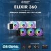 PARADOX GAMING CPU Liquid Cooler Elixir 360 LCD ARGB – Black