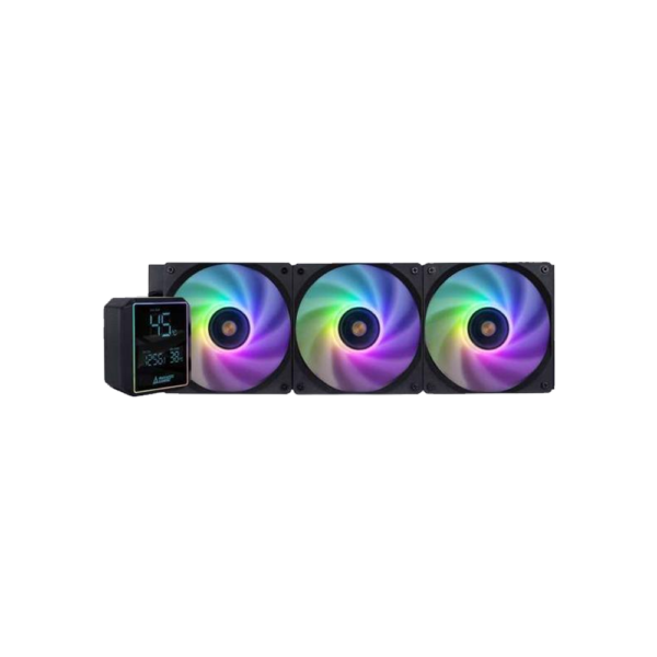 PARADOX GAMING CPU Liquid Cooler Elixir 360 LCD ARGB – Black