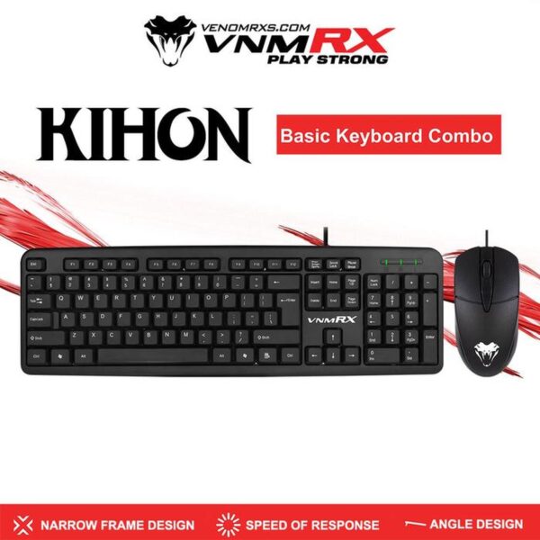 Basic USB Kihon 1 VenomRX Keyboard Mouse Office Kihon Combo